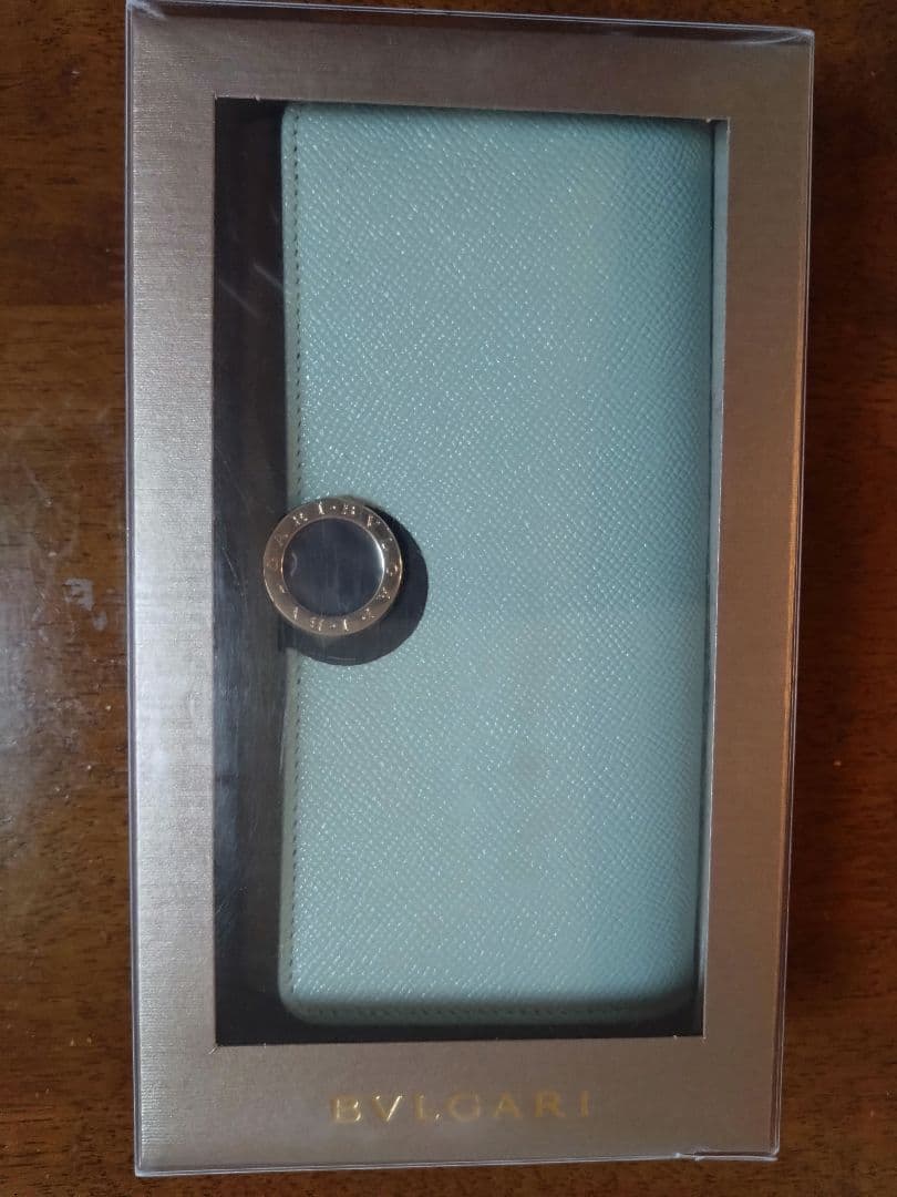BVLGARI ミントグリーン 長財布 箱付き