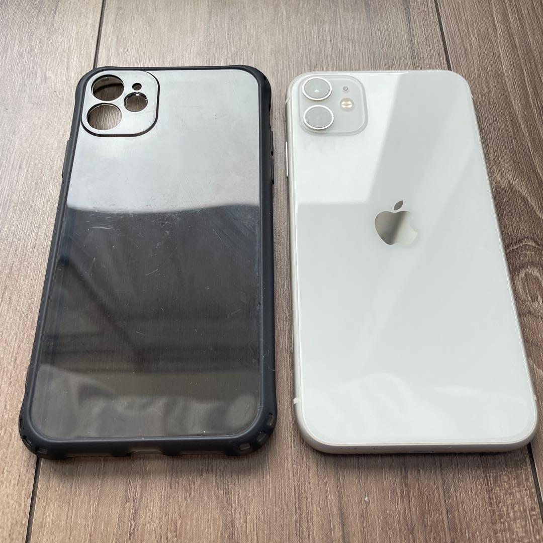 iPhone11 本体　64GB スマホ　スマートフォン　ホワイト　ケース付き