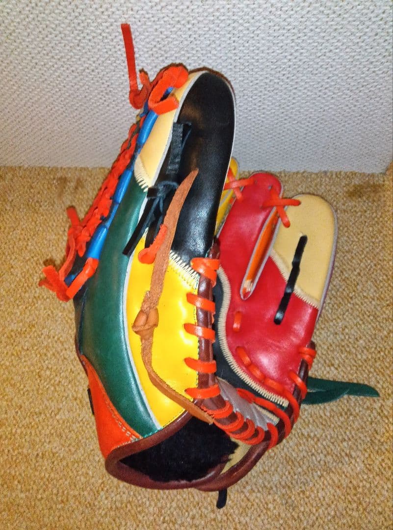 よー　様　ミズノTSUNAGI（端材） 軟式グローブ