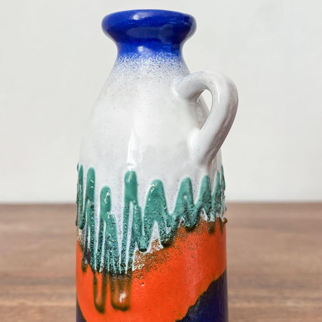 【東ドイツ Strehlaのジャグ花瓶】ミッドセンチュリー 384