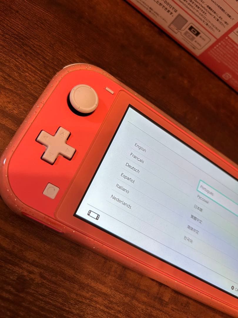 Nintendo Switch Lite ピンク 箱 充電器付きスプラトゥーン3