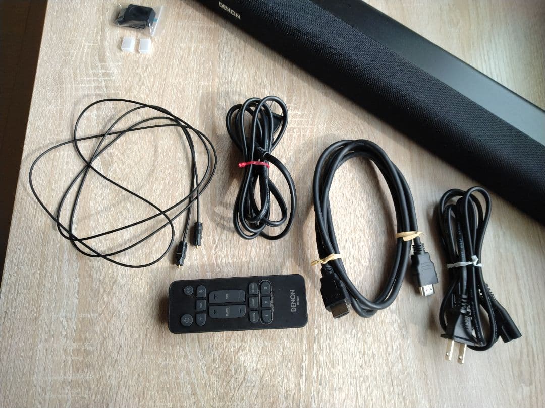 DENON・DHT-S316・サウンドバー・スピーカー　取扱説明書＆付属品付