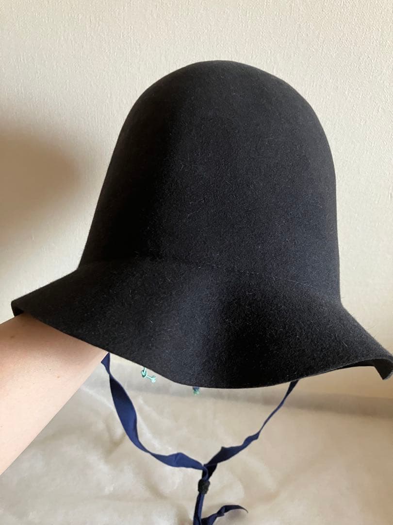 chisaki マウンテンフェルトハット ブラック