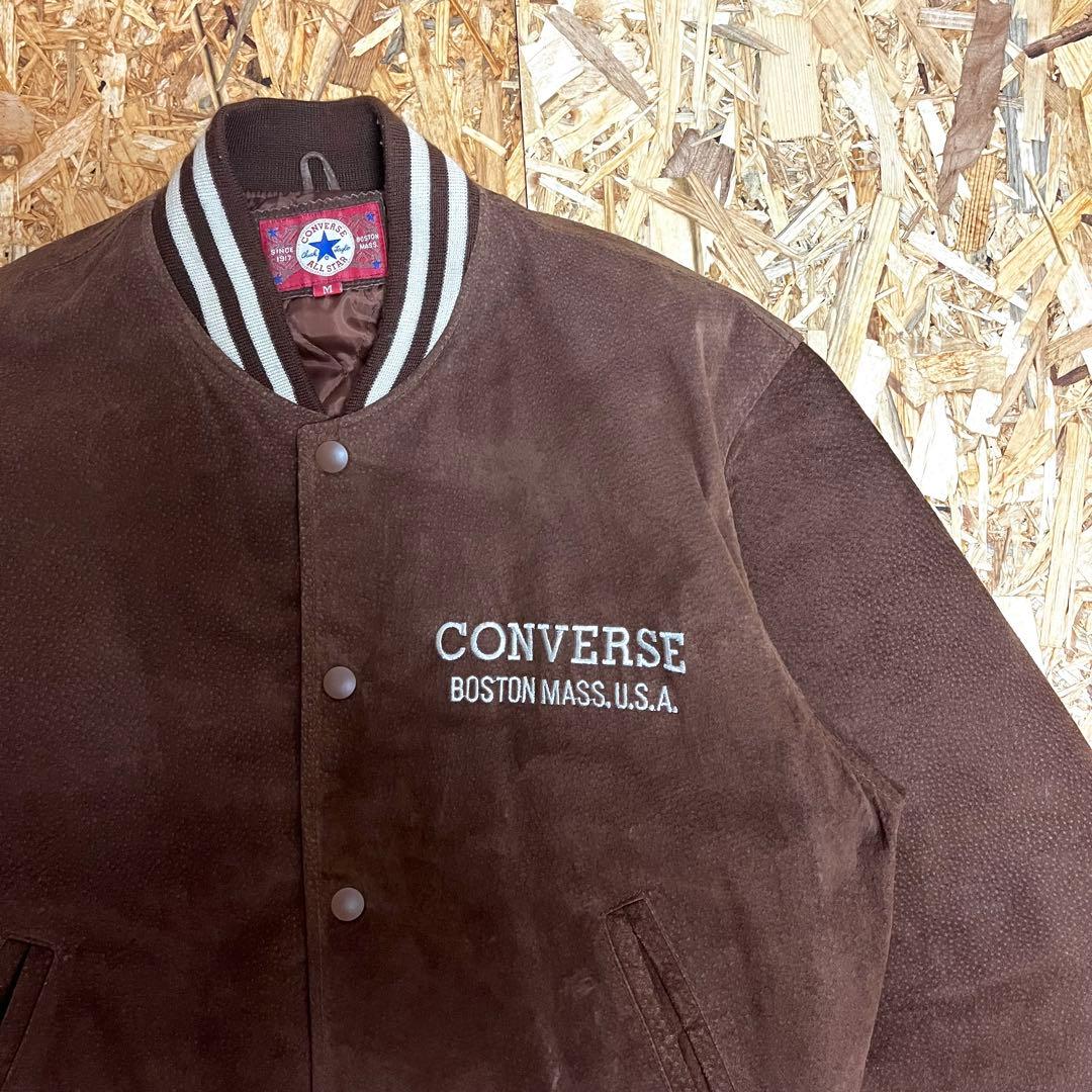 ジャケット・アウター 90s OLD converse stadium jacket leather