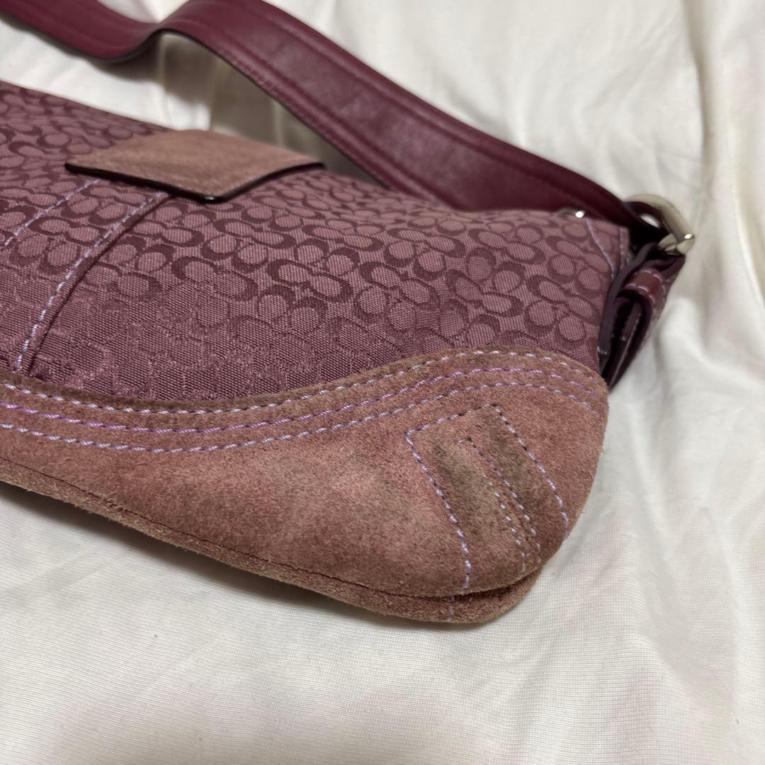 稀少色♡RARE COACH SOHOワンショルダーバッグ シグネチャーチャーム