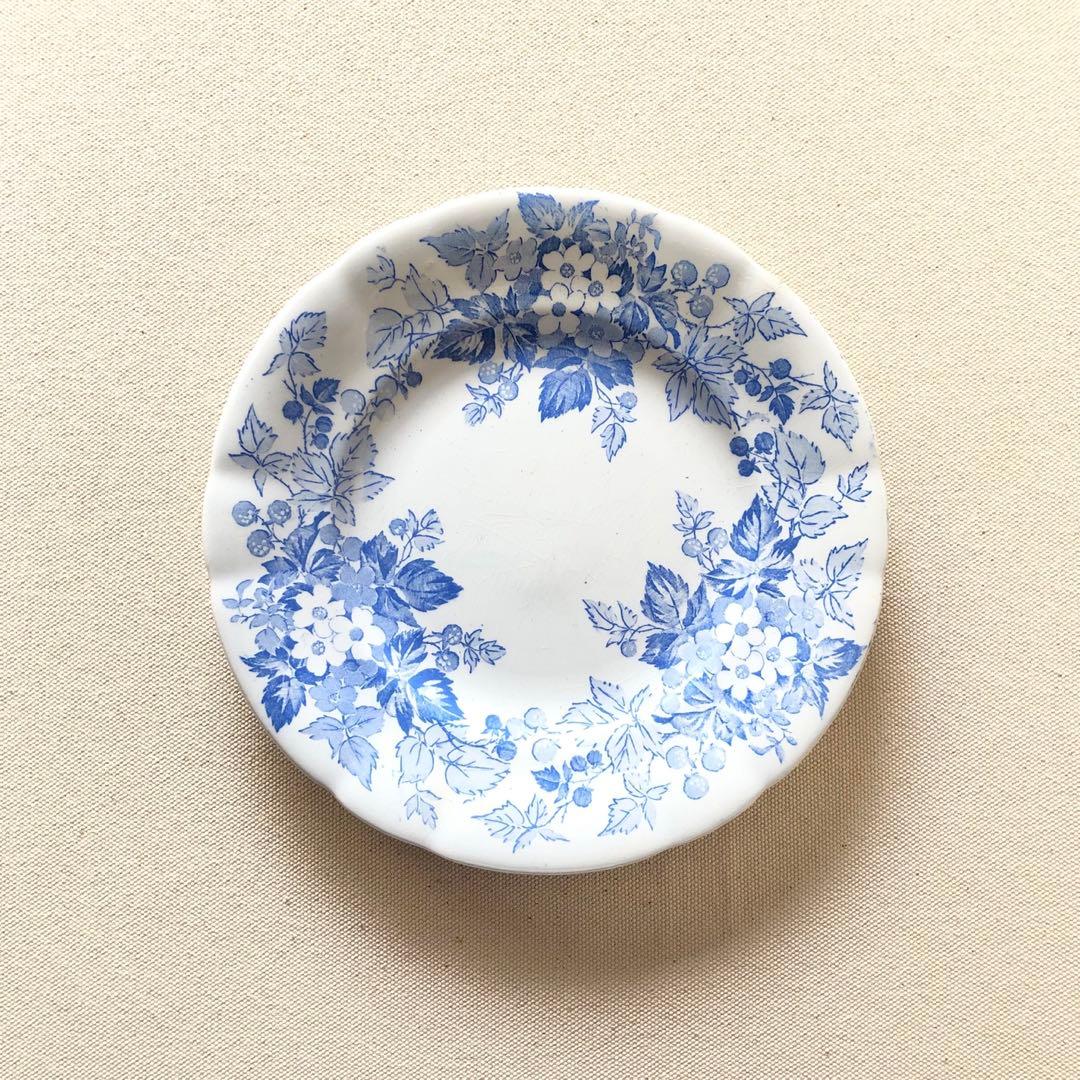 1900年代初期 フランス　サルグミンヌ《RUBIA》デザートプレート　希少