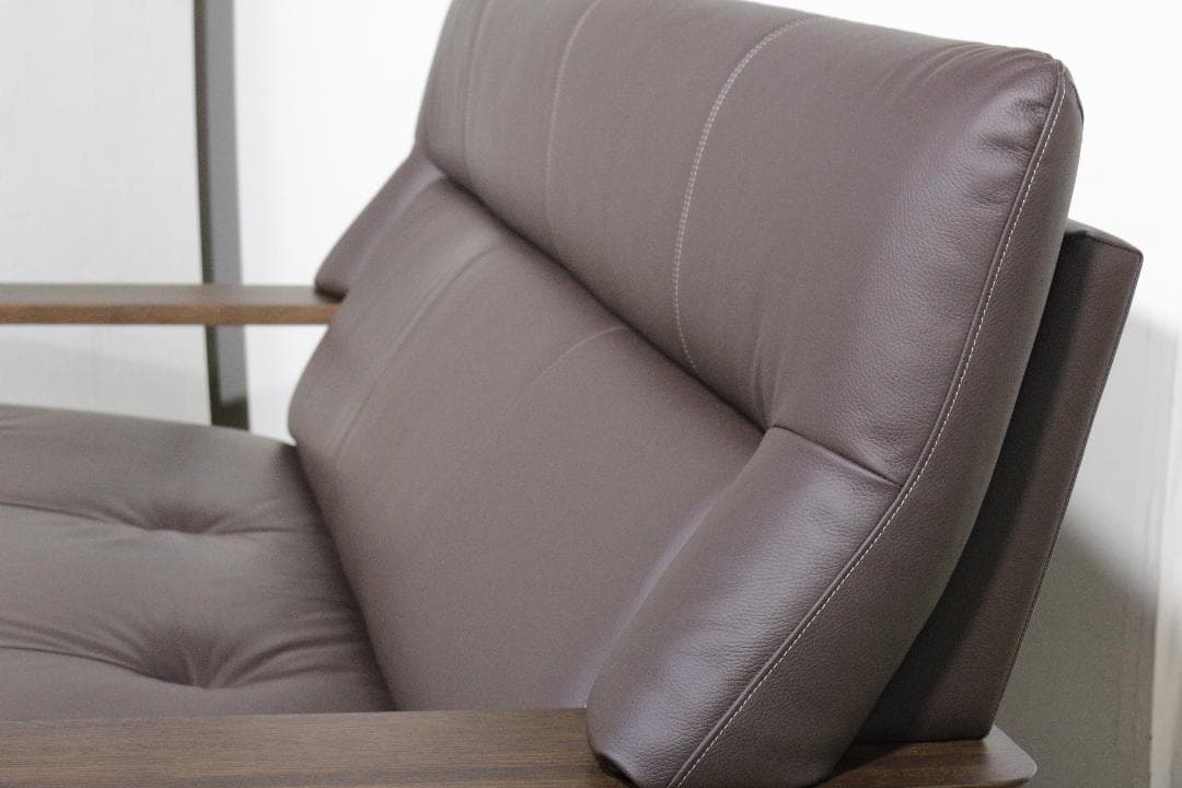 karimokuカリモク家具★Chitanoチターノ★３人掛けソファ★本革