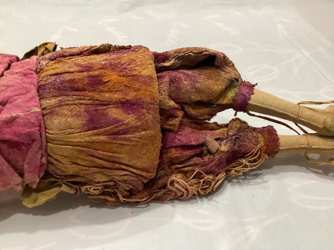 創作人形作家山下昌子　MAKODOLL 未使用　羊革花の装飾 アートドール箱付