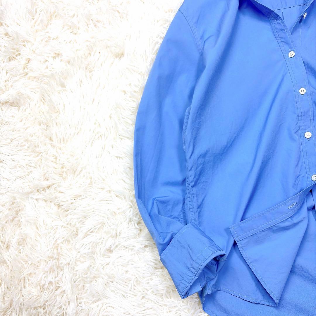 アパルトモン　2022SS トーマスメイソン　コットンシャツ　ブルー