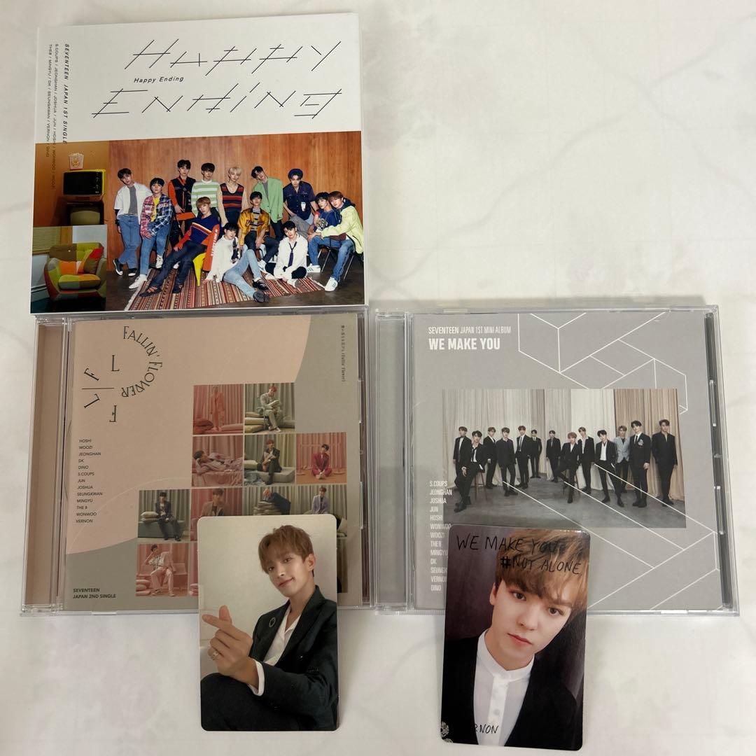 SEVENTEEN セブチ シングルまとめ売り トレカ付き【値下げ中】