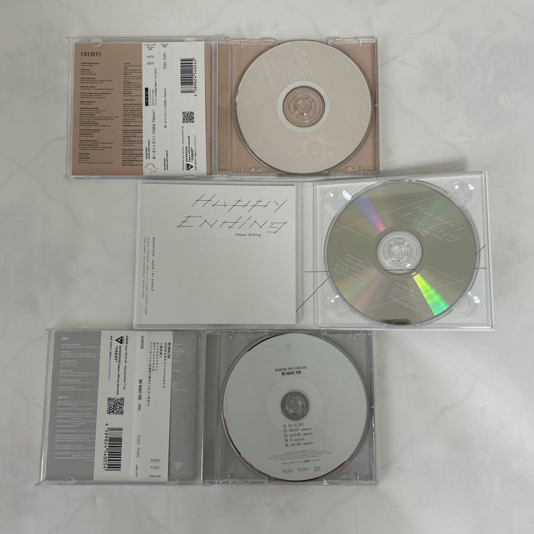 SEVENTEEN セブチ シングルまとめ売り トレカ付き【値下げ中】