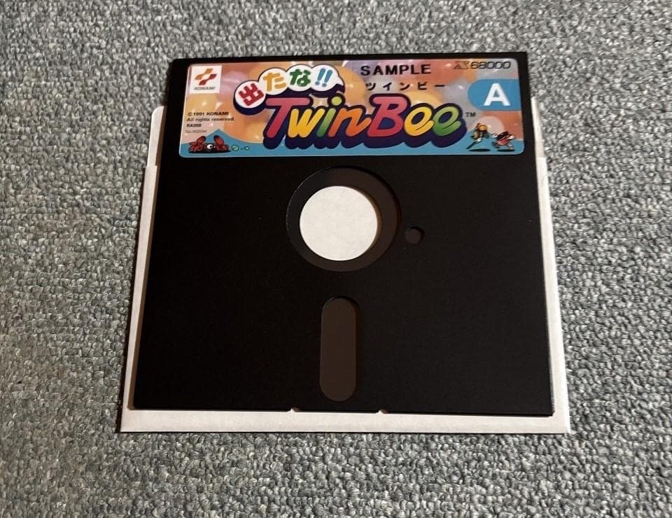 X68000用ソフト 出たな!!ツインビー＋店頭デモ同梱版