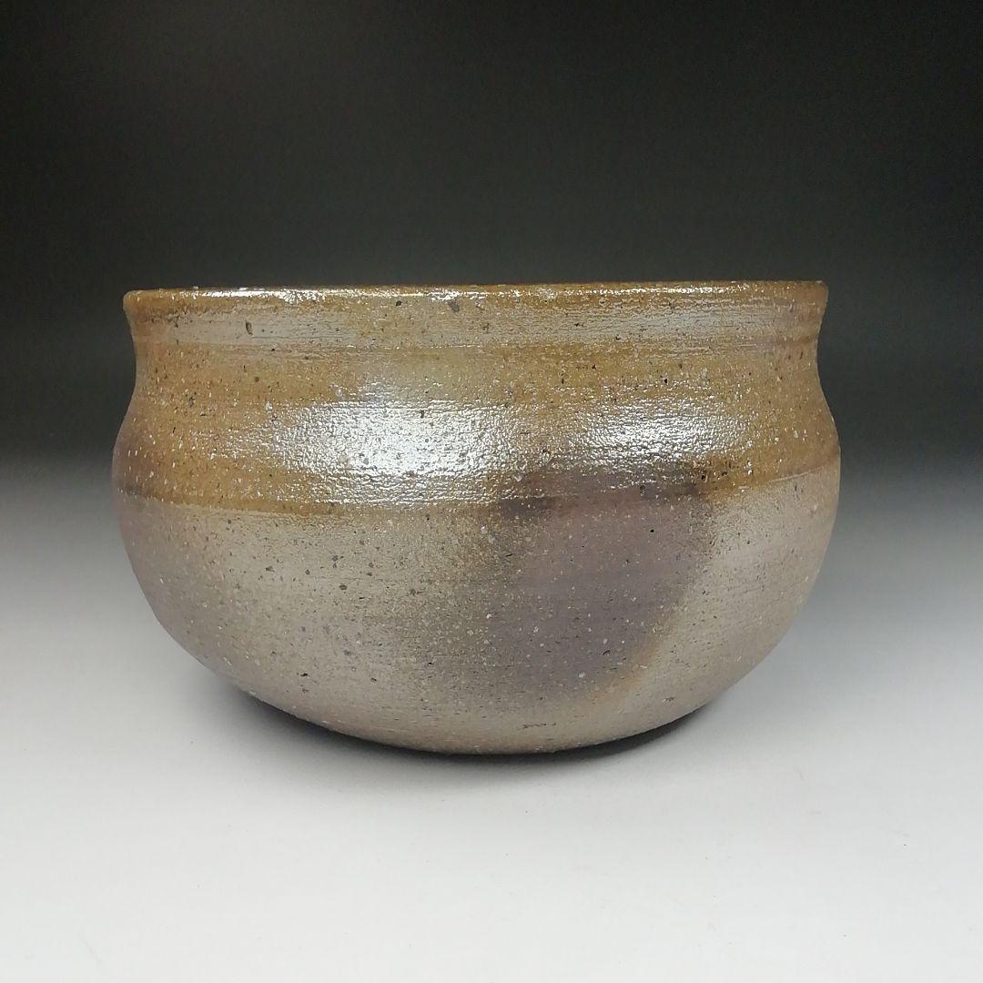 Ｔ４８２　建水　『石倉焼』『斎籐清祥 作』　共箱　茶道具