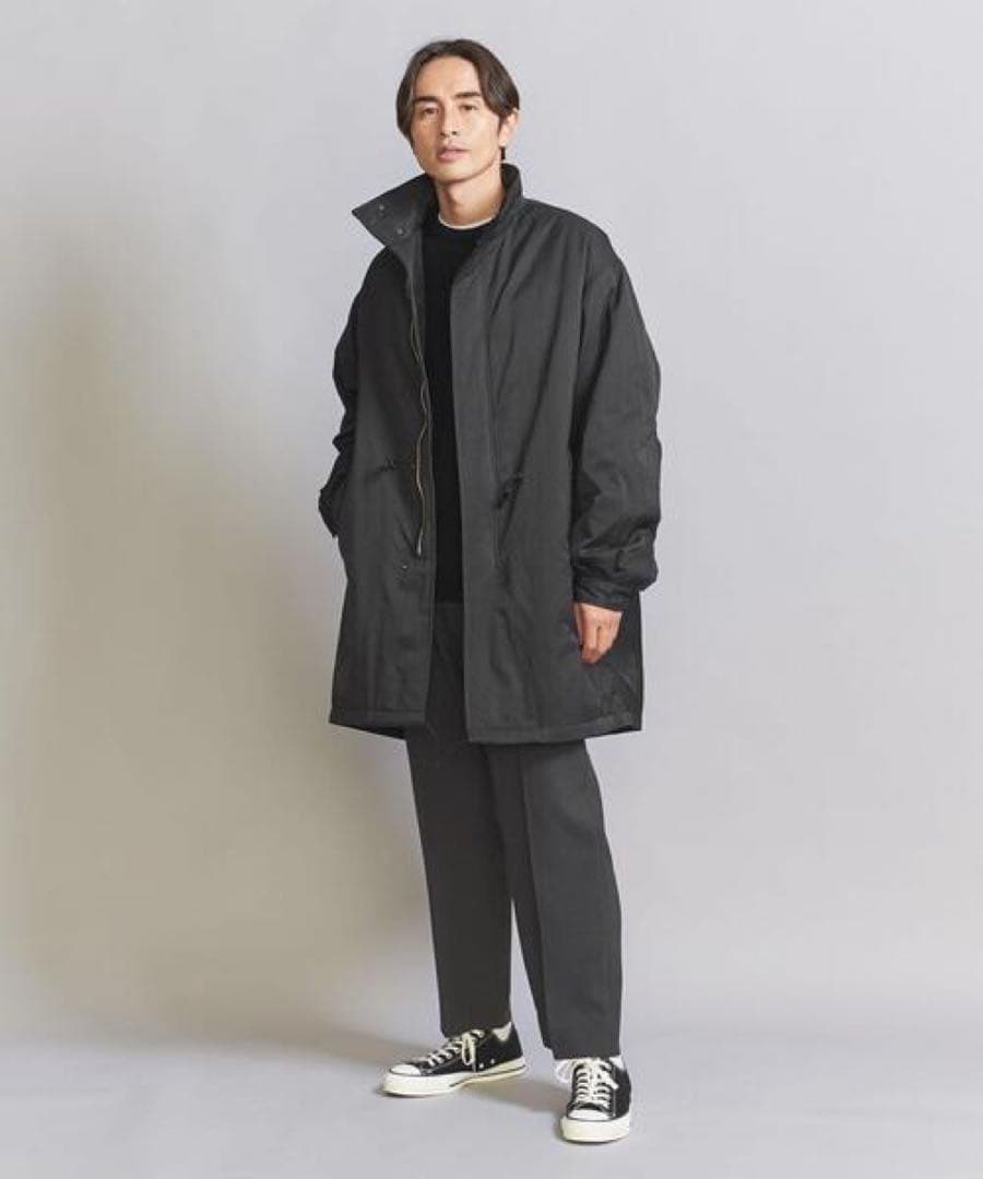 BEAUTY&YOUTH UNITED ロフテック 中綿フィッシュテール コート