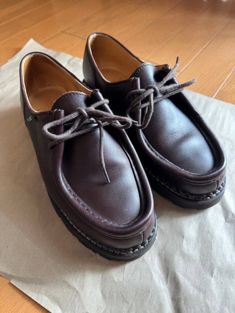 靴 paraboot MICHAEL 38.5(23cm) cafe