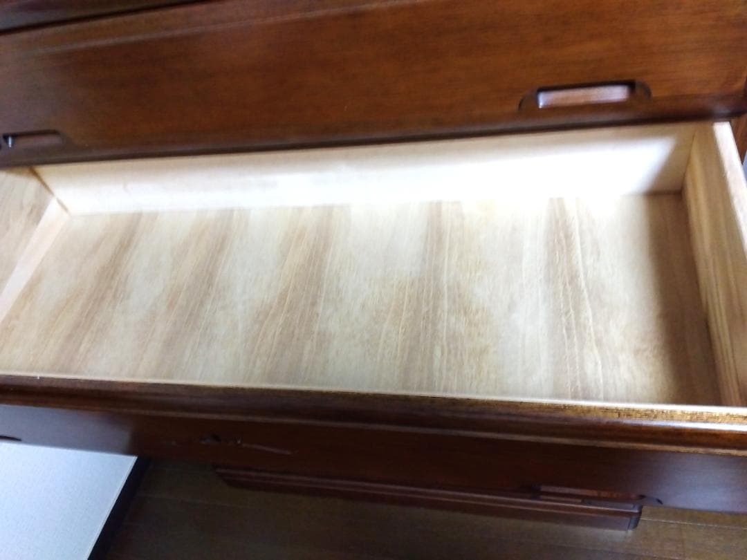 整理タンス ハイチェスト 木製 7段 8収納 優良品 高さ135cm 7段 美品