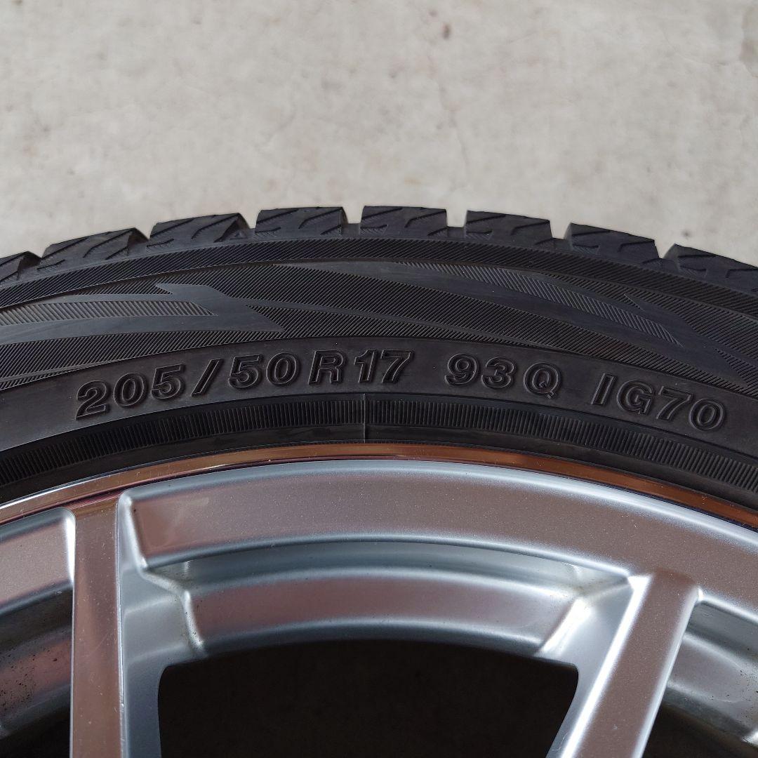 17インチ アルミホイール iceGUARDiG70 スタッドレスタイヤセット