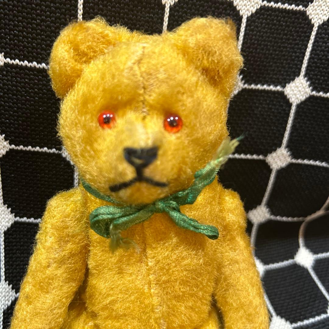 お値下げ！ヴィンテージベア　ゴールドのピーナッツベア