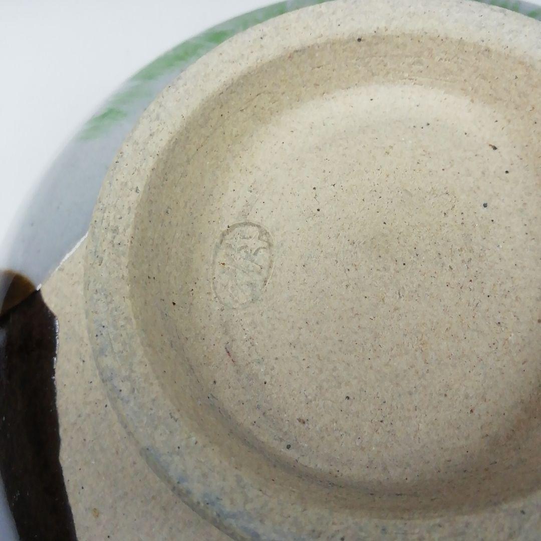 Ｔ１５５　茶碗　『膳所焼』『干支茶碗　平成壬午』『淡海ぜぜ陽炎園造』　共箱