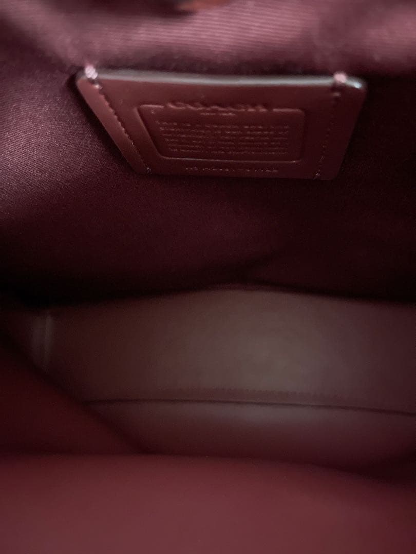 【美品】COACH コーチ ショルダーバッグ 2WAY ハンドバッグ チャーム付