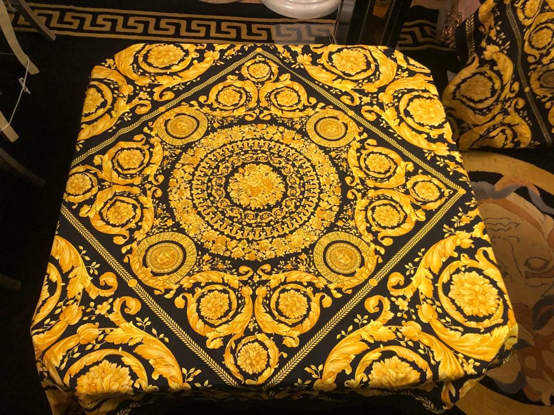 西洋★豪華　社長デスク　金馬テーブル☆イタリア製