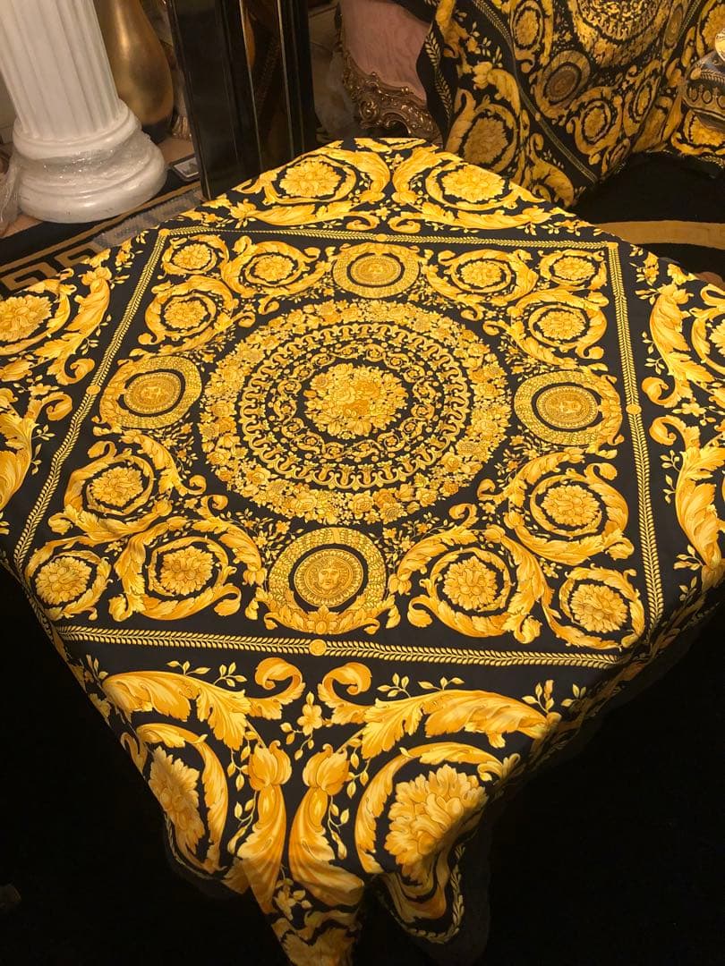 西洋★豪華　社長デスク　金馬テーブル☆イタリア製