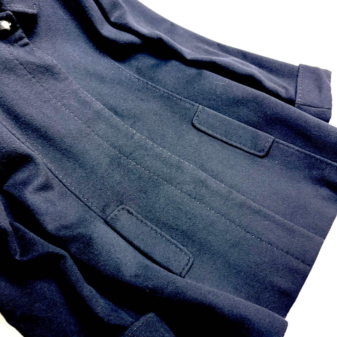 BALMAIN バルマン　カシミヤ100% ピーコート　黒　大きいサイズ