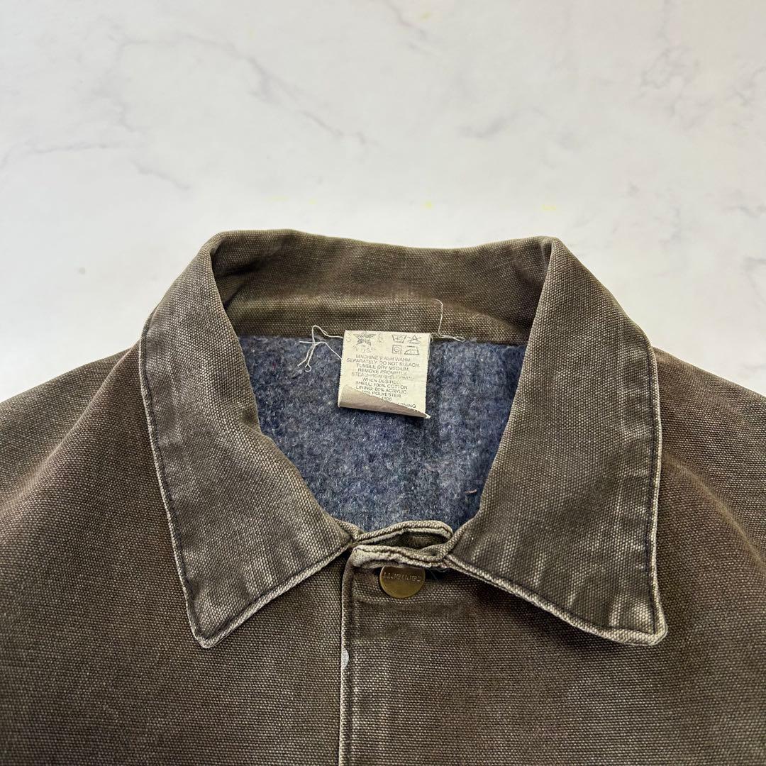 【雰囲気抜群】カーハート ミシガンチョアコート フェード ヒゲ ハチノス 襤褸