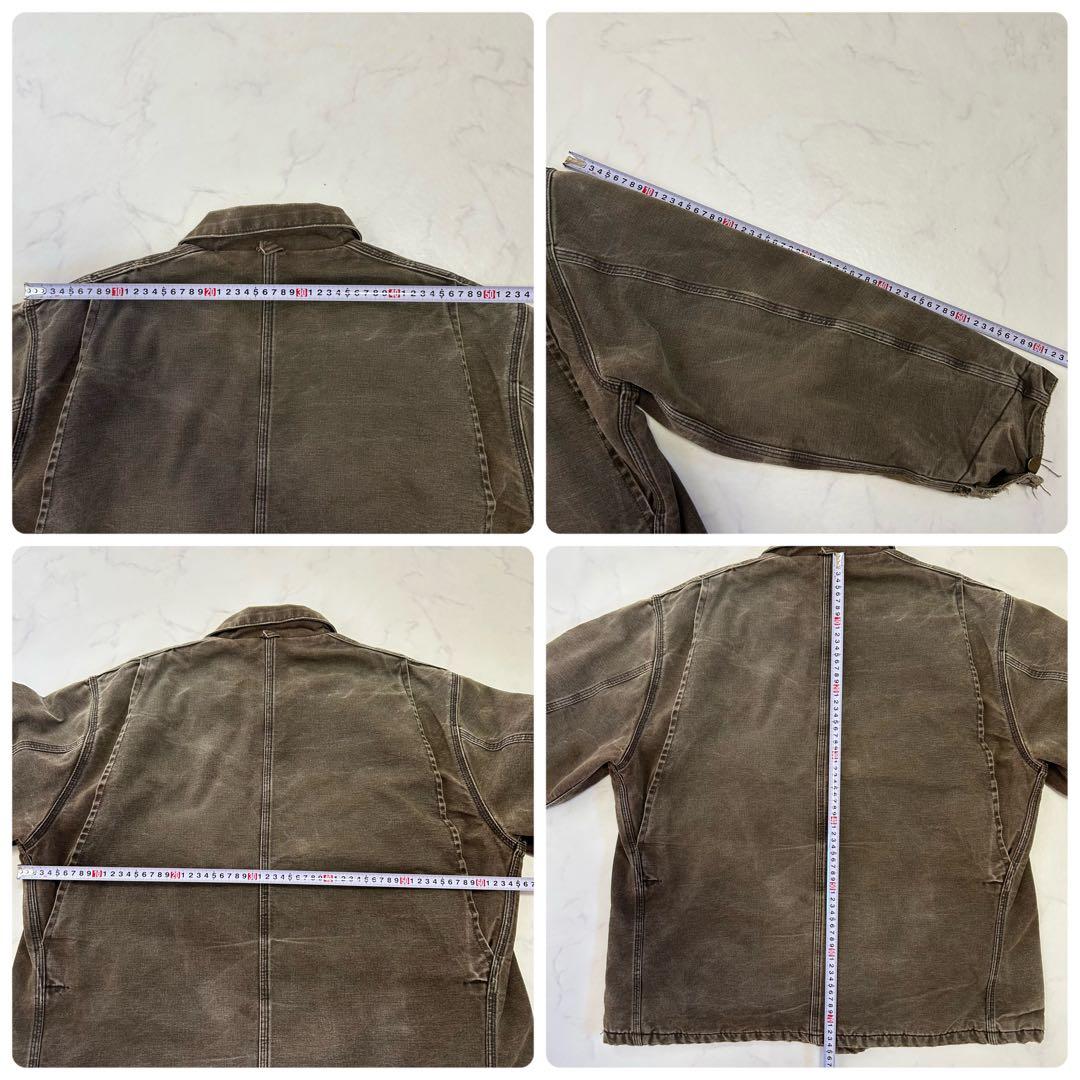 【雰囲気抜群】カーハート ミシガンチョアコート フェード ヒゲ ハチノス 襤褸