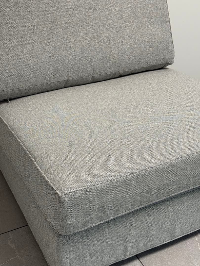【美品】イケアKIVIK シーヴィク1人掛けソファベッド・グレー‭