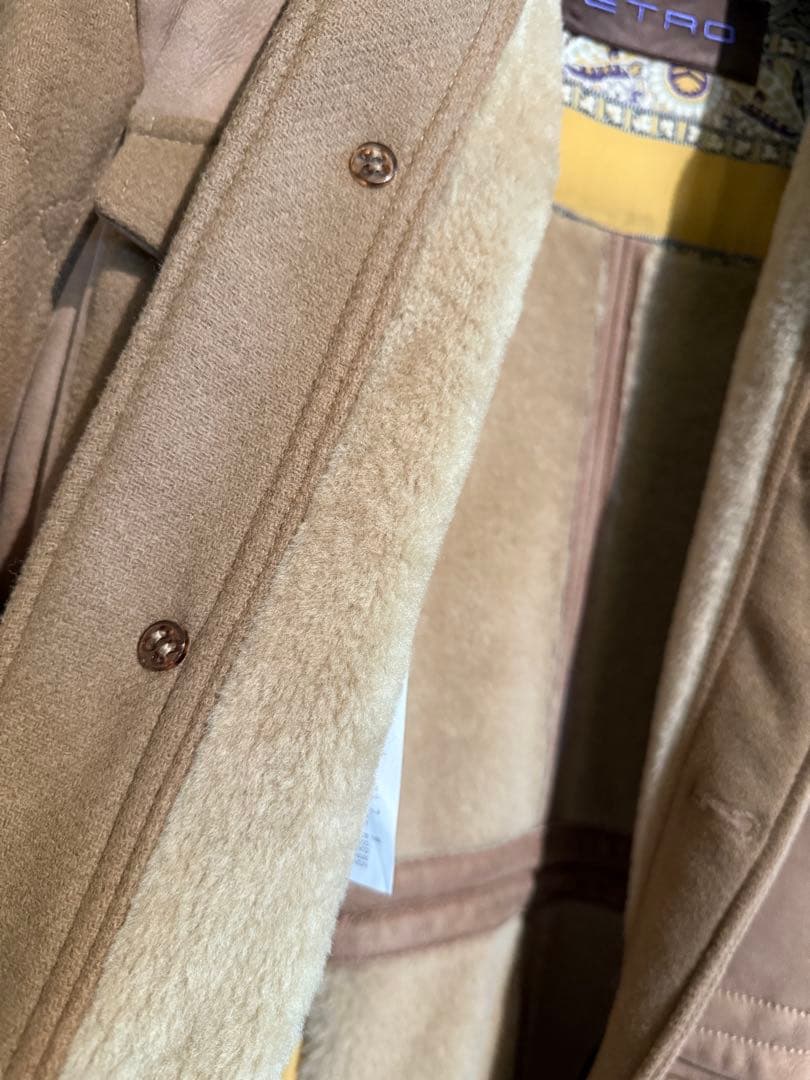 【Vintageclothes_Jin】ETRO エトロムートンコート M