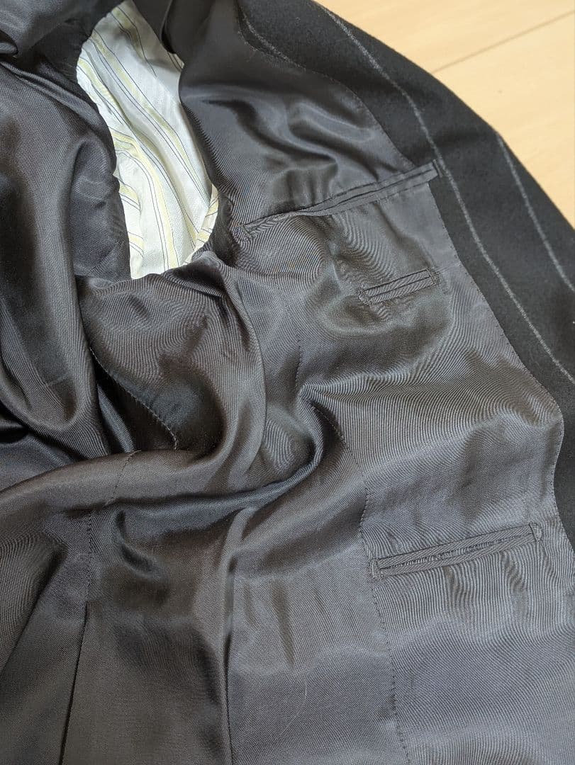 K*n様 Gabriele Pasiniストライプダブルベスト3ピーススーツ46