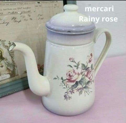 1833:最終価格♥イマン好き!　麗しのビビアン　コーヒーポットL　新品未使用