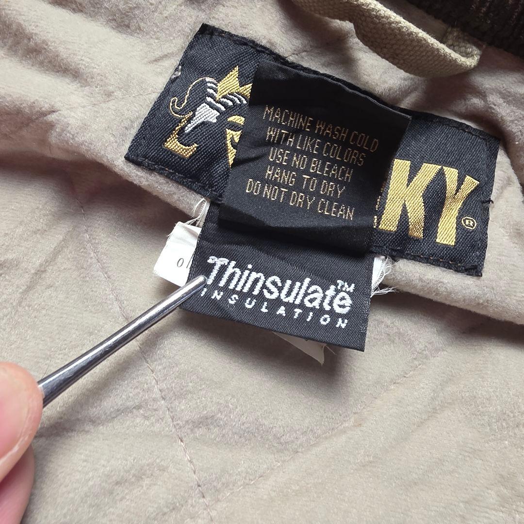 ROCKYロッキーダック地デトロイトジャケット短丈襟コーデュロイカバーオールXL