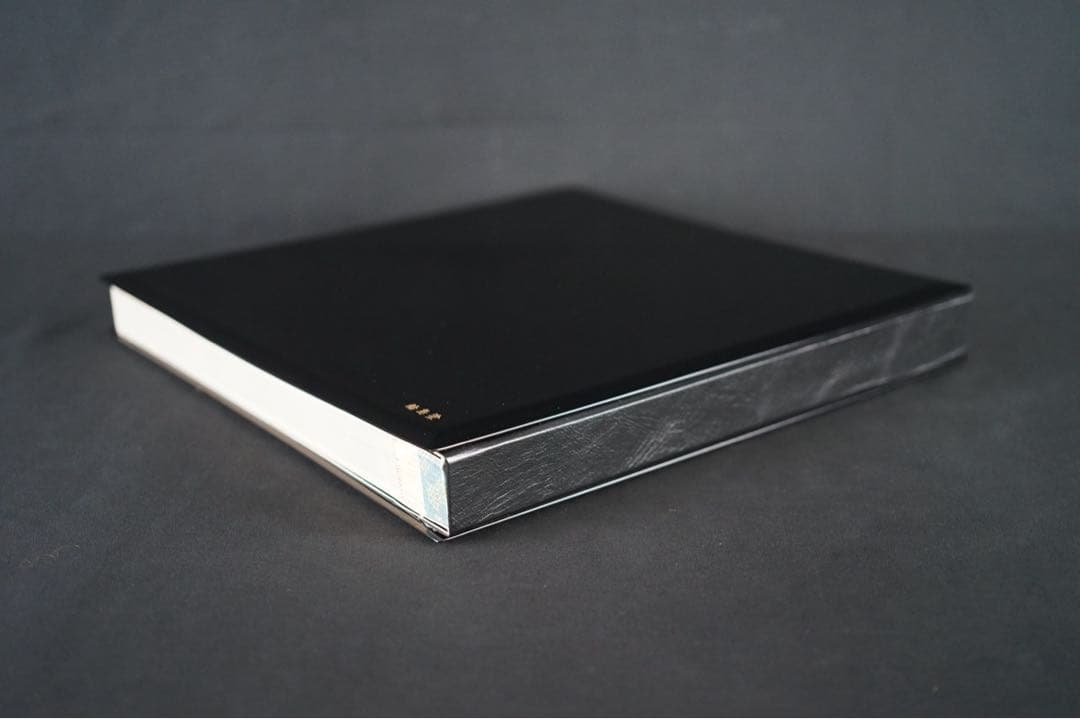 能登輪島塗 新屋謹製 大見謝 恒雄 作 土佐絵風描画 蒔絵写真帳 共箱 木製漆器