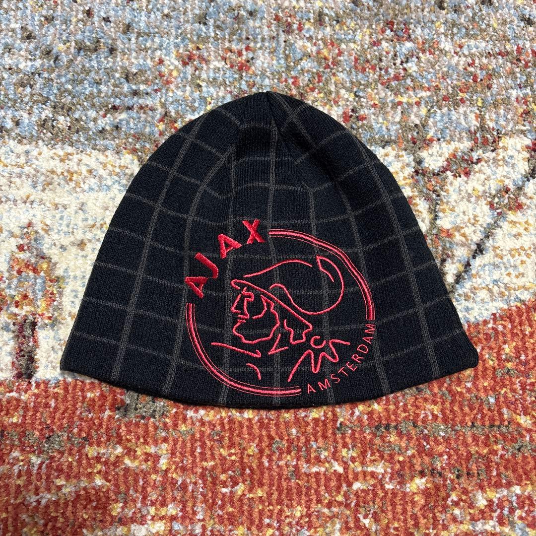 【激レア】00s　アヤックス　ビーニー　バケットハット　サッカー　y2k 90s