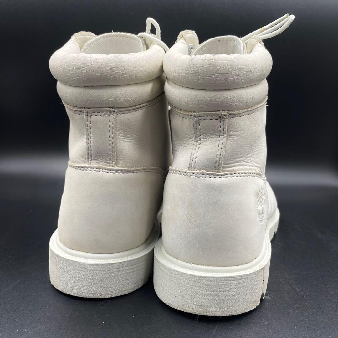 【希少】Timberland プレミアムブーツ ヌバックオールホワイト 26cm