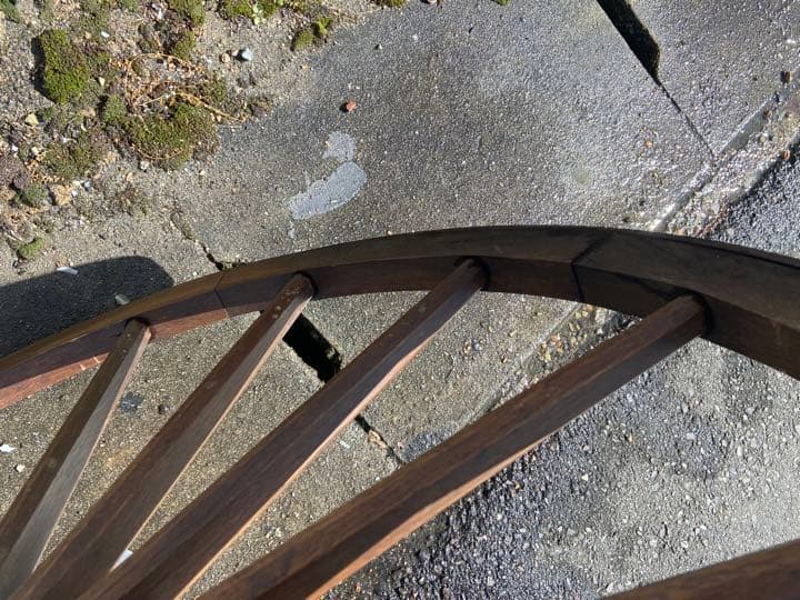 でかい 木製車輪 90センチ アンティーク