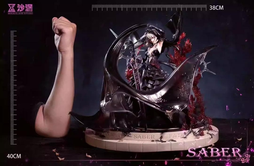 FATE　アルトリア・セイバー　黒花嫁　ガレージキット　フィギュア　海外正規品