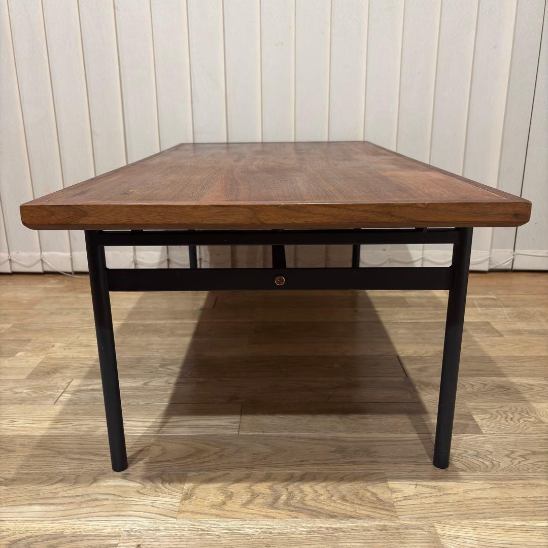 関家具　天然木　センターテーブル　コーヒーテーブル　アイアン　北欧　ナチュラル