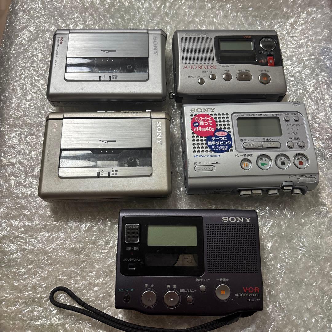 SONY カセットプレーヤー 5台セット