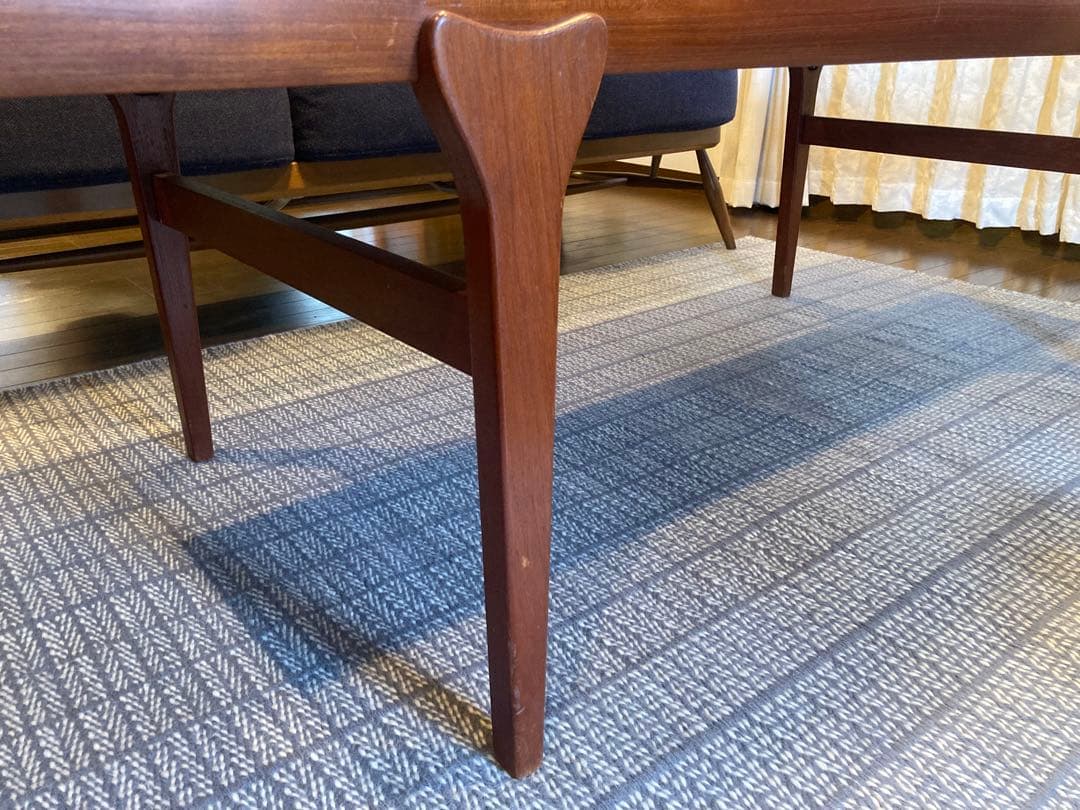 【北欧ビンテージ】ローテーブル コーヒーテーブル 伸長式 デンマーク製 美品