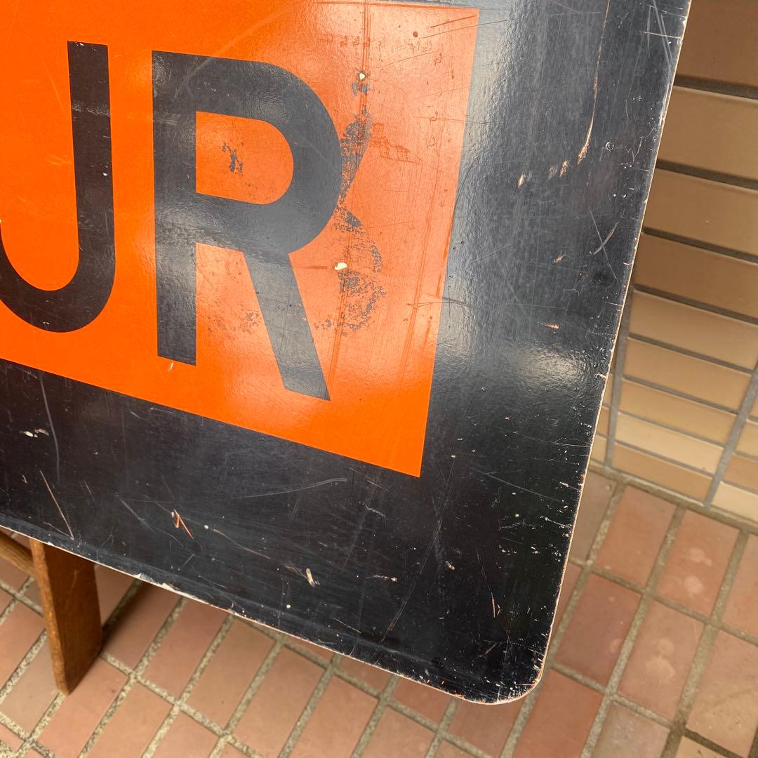 DETOUR★ロードサイン看板★大判122cm★ビンテージUSAアメリカ雑貨