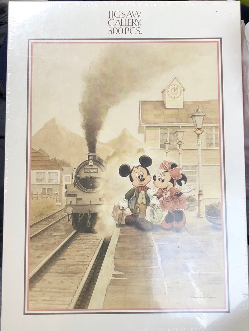 希少　ジグソーパズル　500ピース　懐かしのホームタウン　ミッキー　ミニー