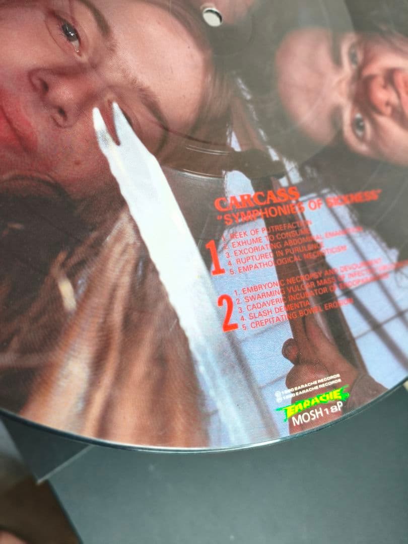 1990年 UK Carcass Symphonies Of Sickness