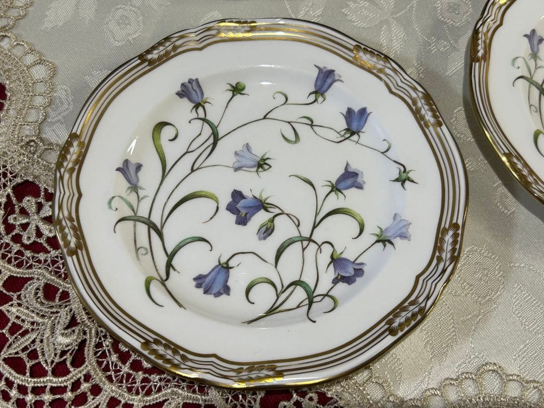 ★希少★スポード　カンパニュラ　ケーキプレート　15cm 4枚　未使用