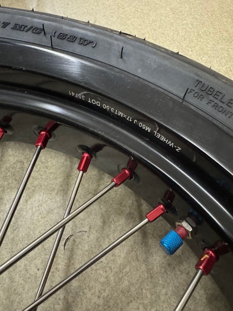 【 フロント】AR1モタードホイールキット (ステンレススポーク) トレール