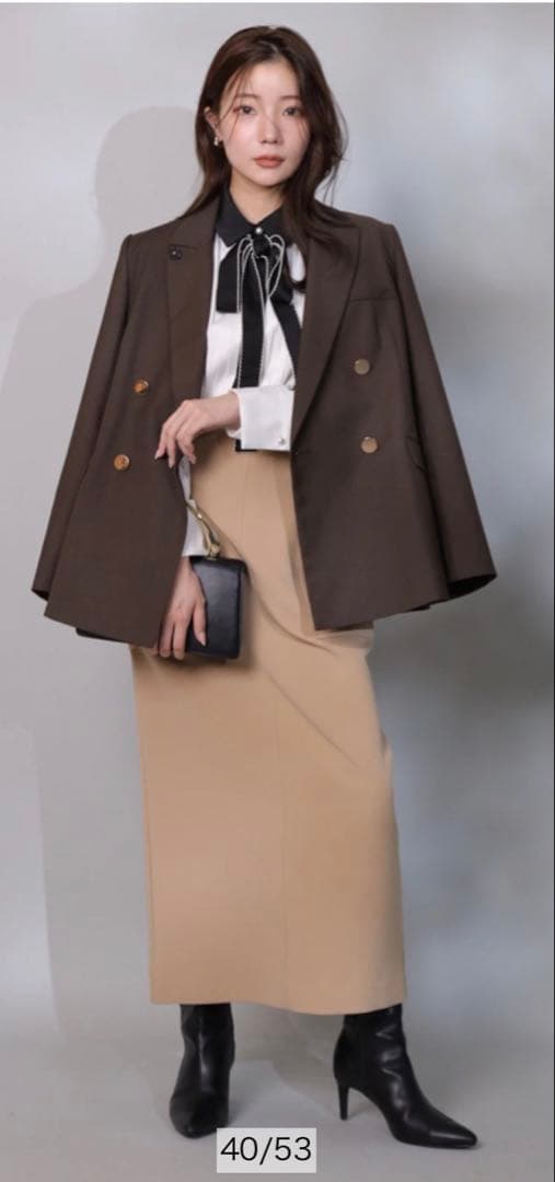 Apuweiser-riche ピン付テーラージャケット1新品タグ付き　ブラウン