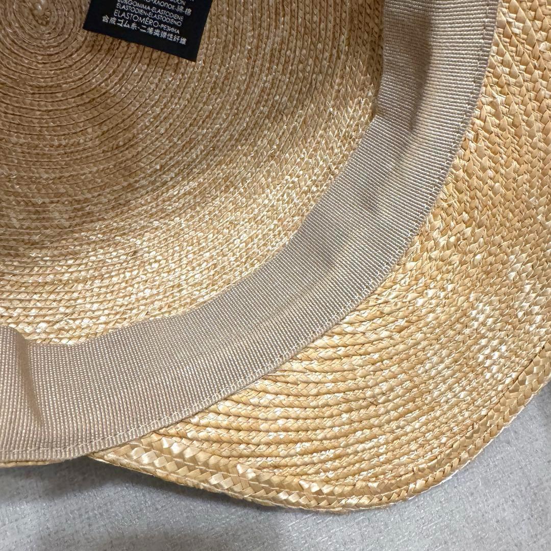 【 美品 】 GUCCI グッチ 麦わら キャップ 帽子 ハット L