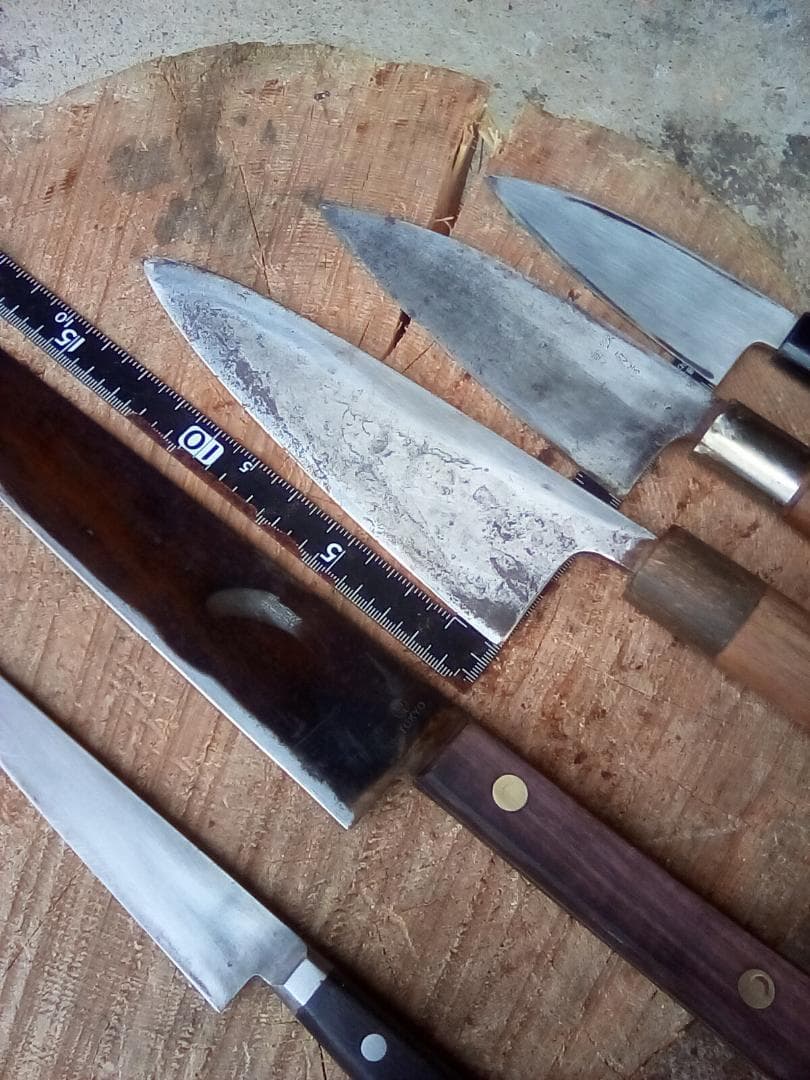 中古包丁　5本　光秀　助久　松風など